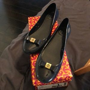 Tory Burch jelly ballet with bow